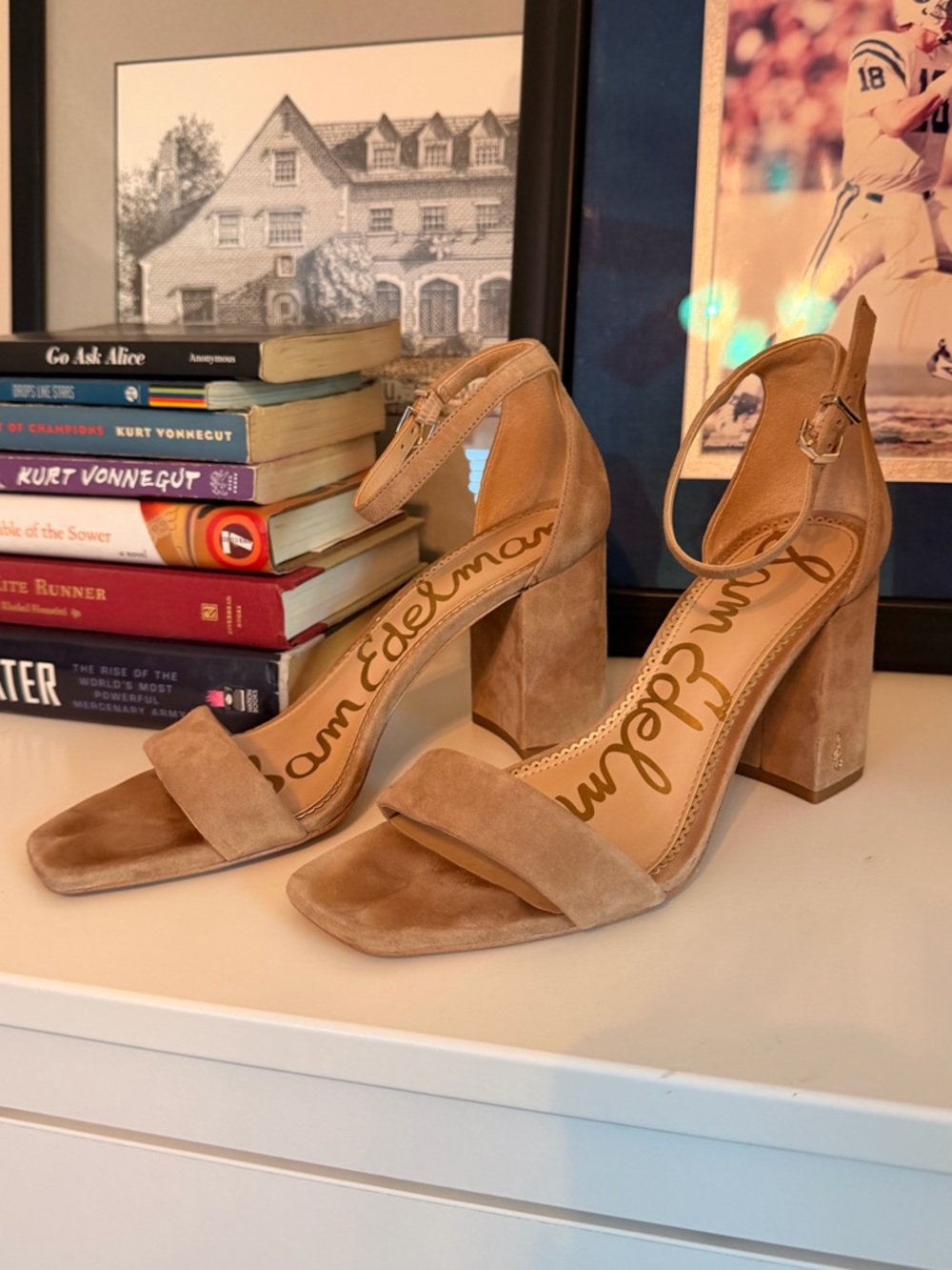 Sam Edelman Nude Heel - size 9